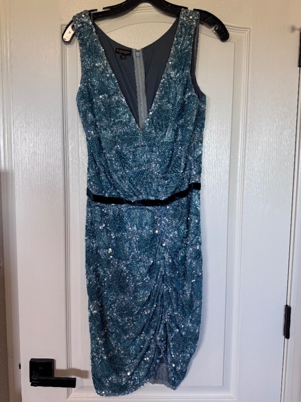 NWT Reem Acra Beaded Cocktail Dress